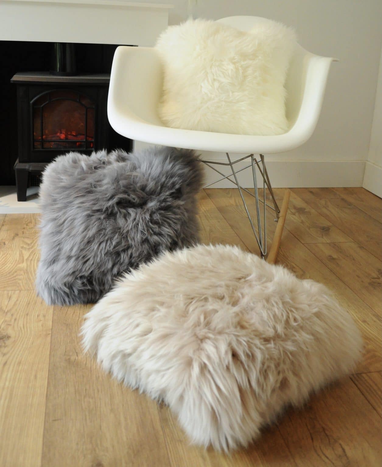 Sheepskin Cushion Cover Sheepskin.co.uk