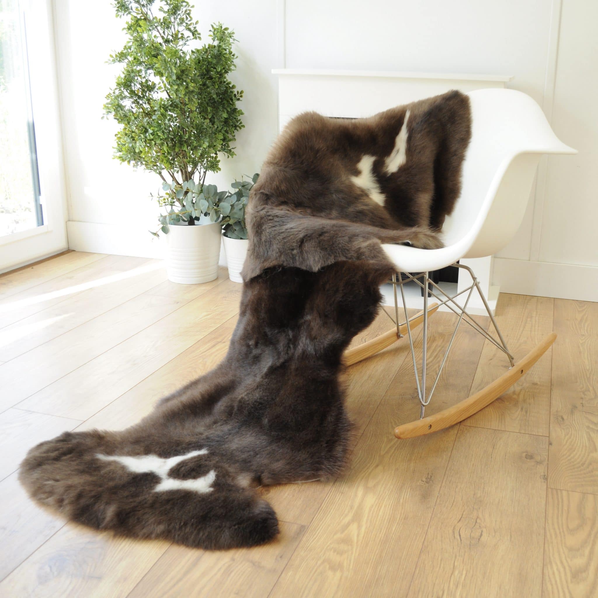 100 British Grey Herdwick Sheepskin Rugs Sheepskin.co.uk