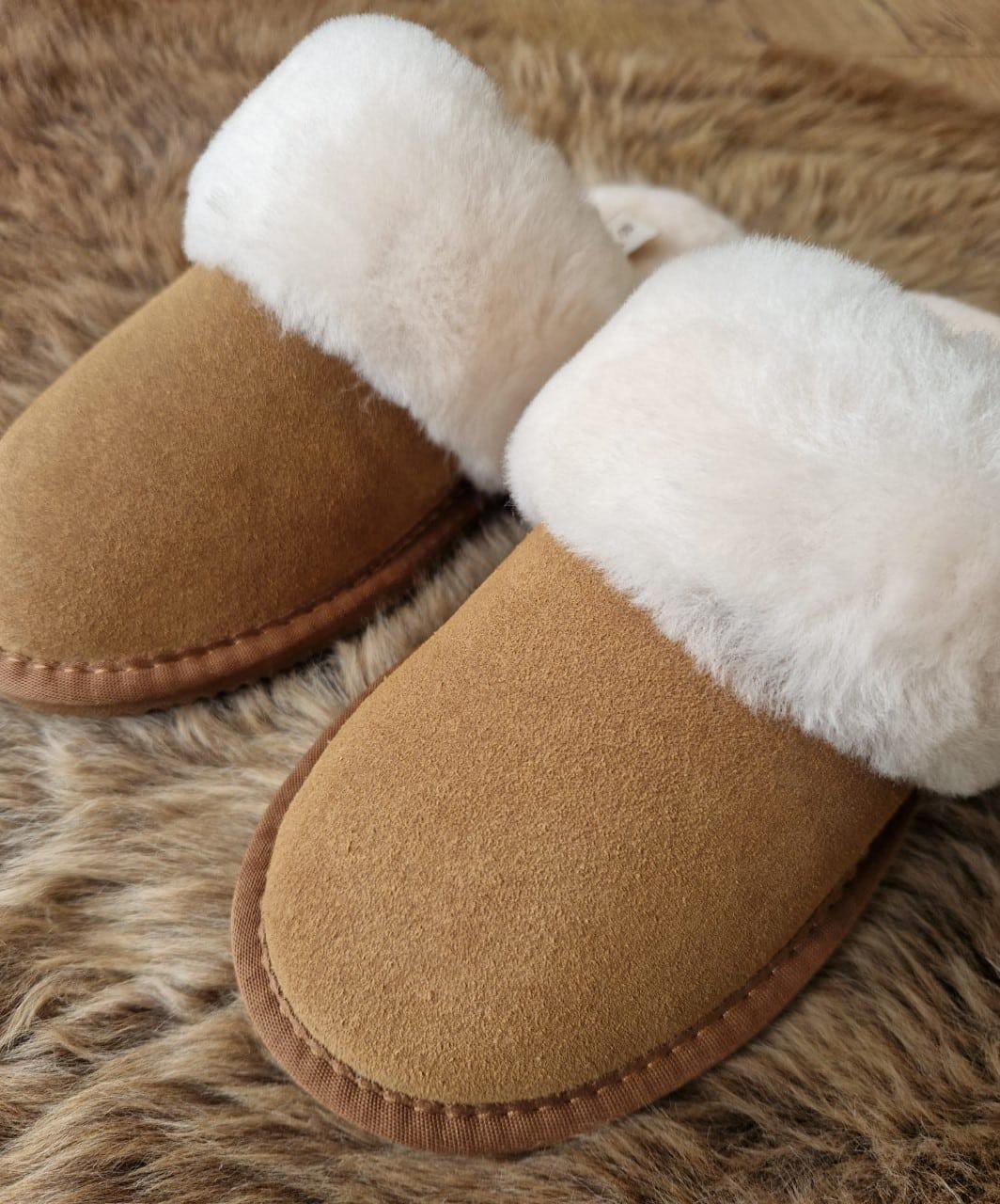 mens sheepskin mules uk