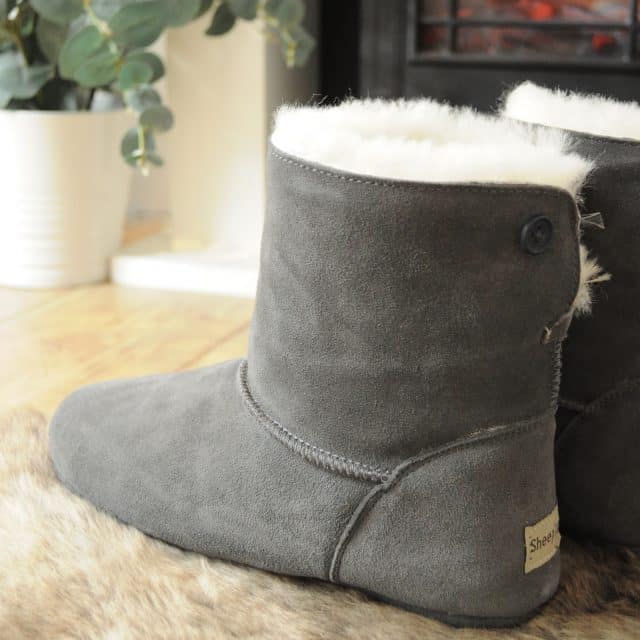mens sheepskin slipper boots uk