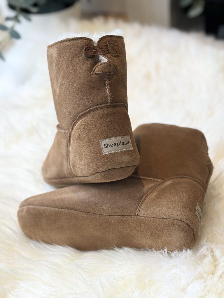Limited Edition Sheepland Luxury Sheepskin Indoor Slipper Boots Sheepskin