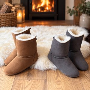 Limited Edition -  Sheepland Luxury Sheepskin Indoor Slipper Boots