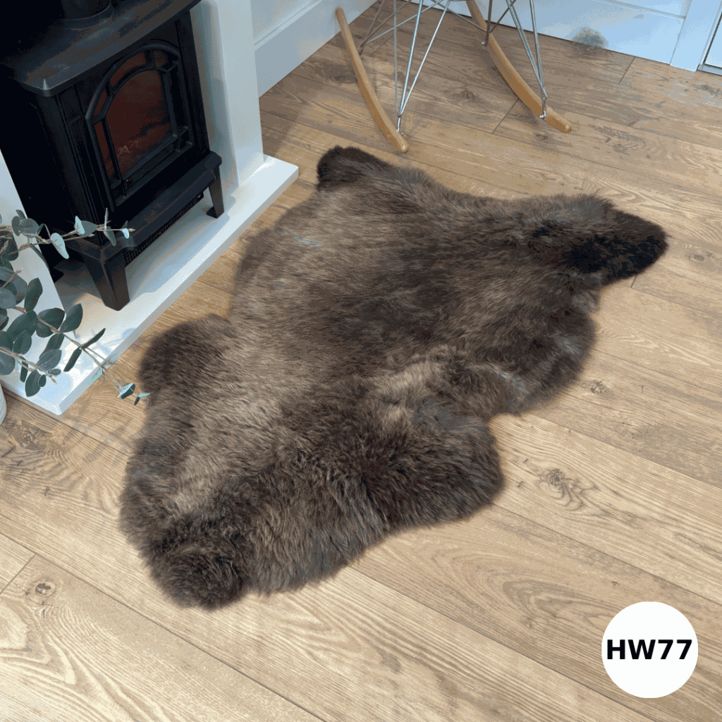 100 Whole Fleece Herdwick Sheepskin Rugs Sheepskin.co.uk