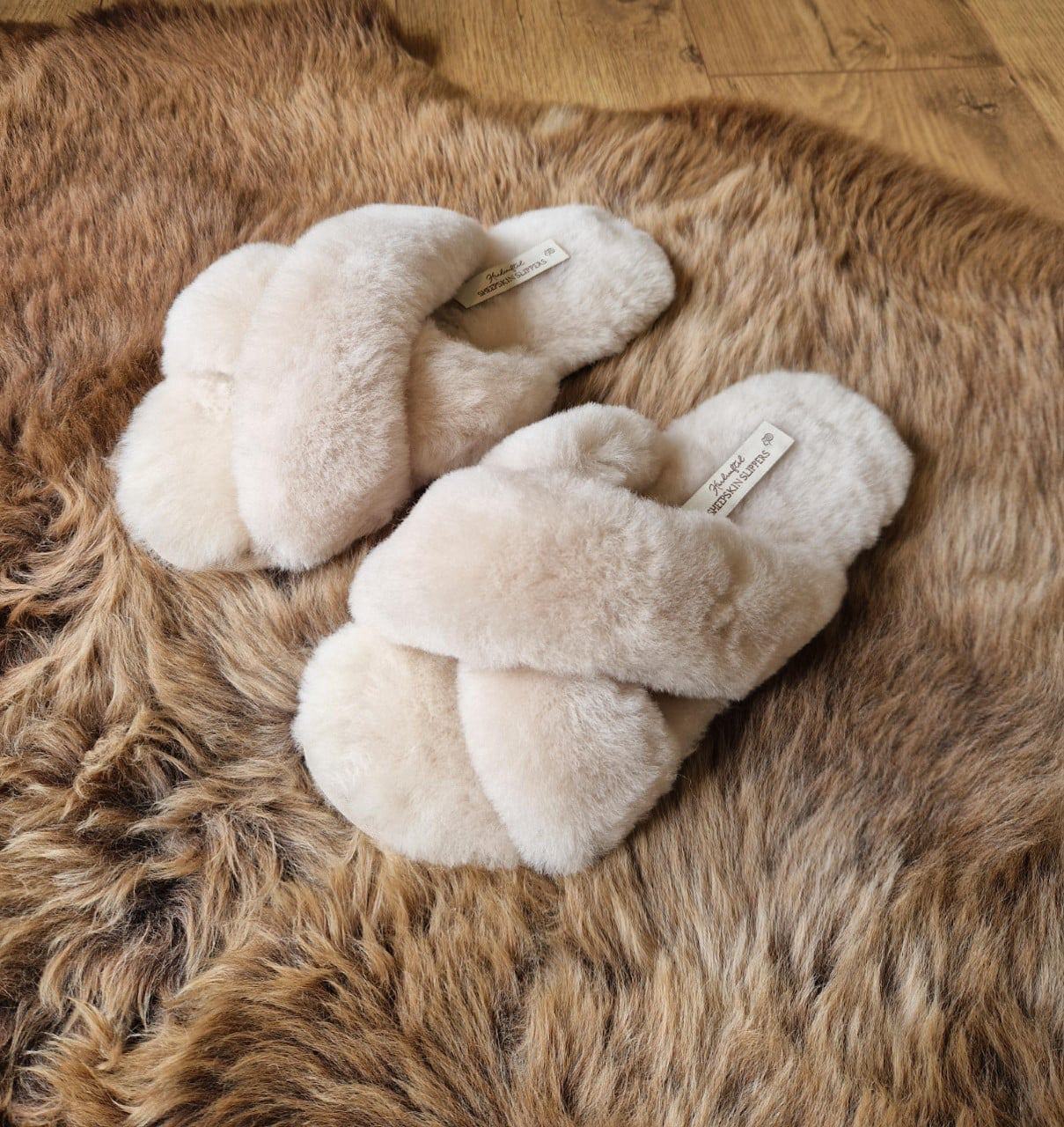 sheepskin sliders womens