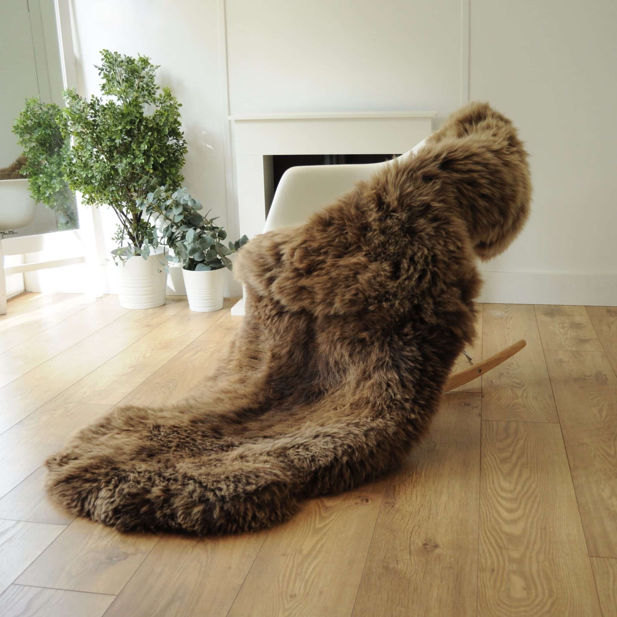 British Organic Double Sheepskin Rug Sheepskin.co.uk British