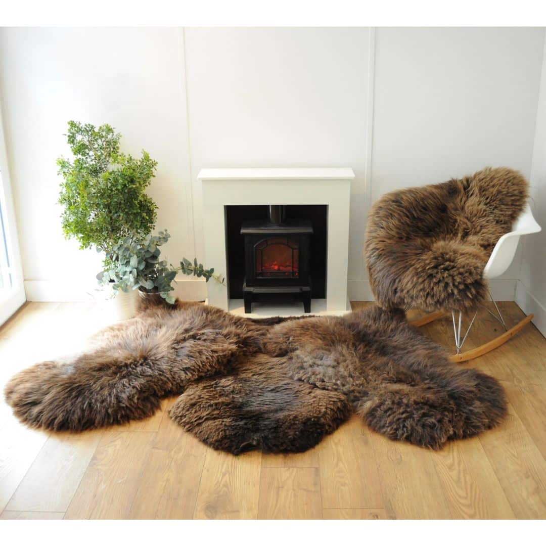 Sheepland 100 British Sheepskin Chair Covers Sheepskin.co.uk